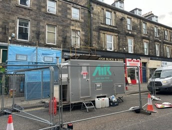 Emergency asbestos removal in Stirling, Scotland by Greenair, click here and view our latest asbestos removal project